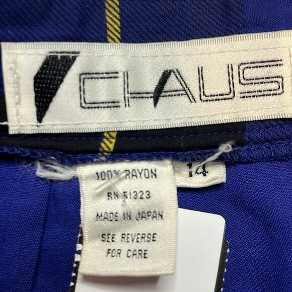 Vintage Chaus plaid and medallion skirt - Picture 3 of 7